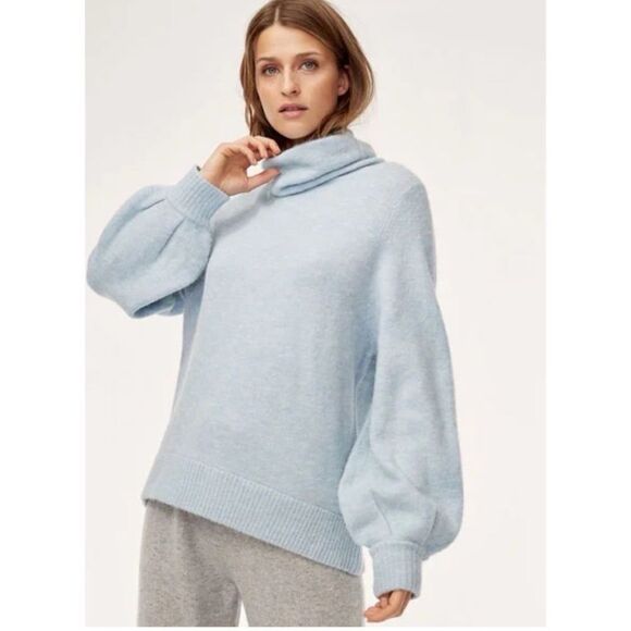 ARITZIA The Group by Babaton Adichie Turtle Neck Wool Blend Sweater - Picture 1 of 8